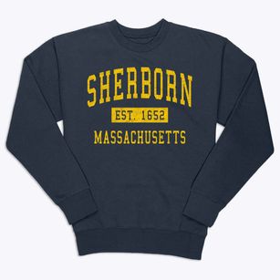 Sherborn Massachusetts Classic Established Premium Crewneck Sweatshirt