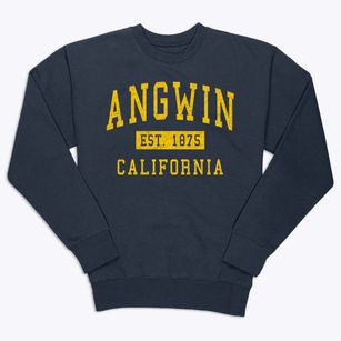 Angwin California Classic Established Premium Crewneck Sweatshirt