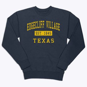 Edgecliff Village Texas Classic Established Premium Crewneck Sweatshirt