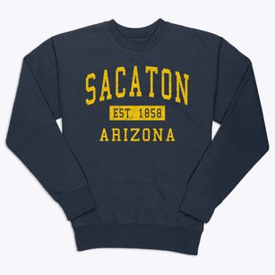 Sacaton Arizona Classic Established Premium Crewneck Sweatshirt