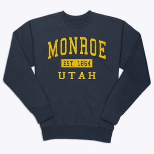 Monroe Utah Classic Established Premium Crewneck Sweatshirt