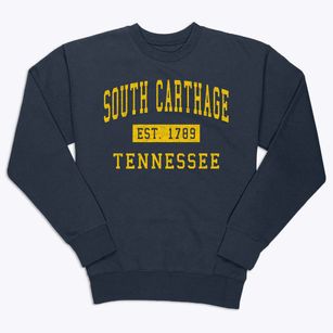 South Carthage Tennessee Classic Established Premium Crewneck Sweatshirt