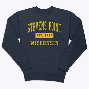 Stevens Point Wisconsin Classic Established Premium Crewneck Sweatshirt