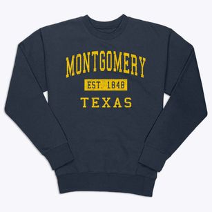 Montgomery Texas Classic Established Premium Crewneck Sweatshirt