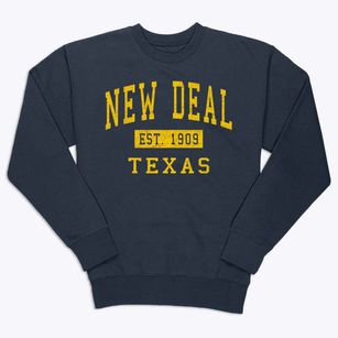 New Deal Texas Classic Established Premium Crewneck Sweatshirt