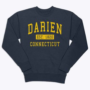 Darien Connecticut Classic Established Premium Crewneck Sweatshirt