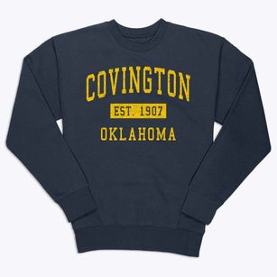 Covington Oklahoma Classic Established Premium Crewneck Sweatshirt