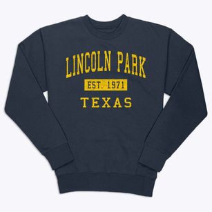 Lincoln Park Texas Classic Established Premium Crewneck Sweatshirt