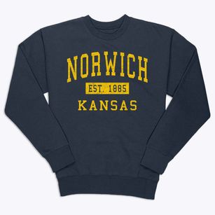 Norwich Kansas Classic Established Premium Crewneck Sweatshirt