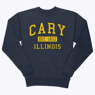 Cary Illinois Classic Established Premium Crewneck Sweatshirt