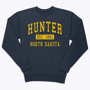 Hunter North Dakota Classic Established Premium Crewneck Sweatshirt
