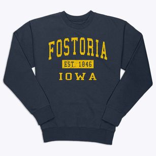 Fostoria Iowa Classic Established Premium Crewneck Sweatshirt