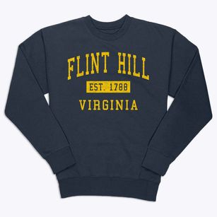 Flint Hill Virginia Classic Established Premium Crewneck Sweatshirt