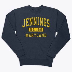Jennings Maryland Classic Established Premium Crewneck Sweatshirt