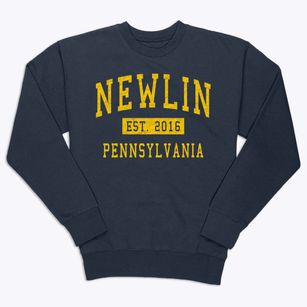 Newlin Pennsylvania Classic Established Premium Crewneck Sweatshirt