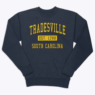 Tradesville South Carolina Classic Established Premium Crewneck Sweatshirt