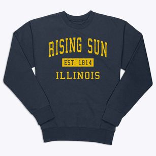 Rising Sun Illinois Classic Established Premium Crewneck Sweatshirt