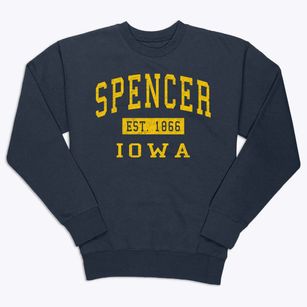 Spencer Iowa Classic Established Premium Crewneck Sweatshirt