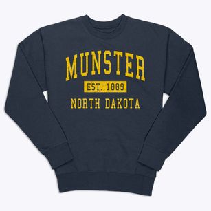Munster North Dakota Classic Established Premium Crewneck Sweatshirt