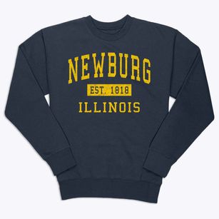 Newburg Illinois Classic Established Premium Crewneck Sweatshirt