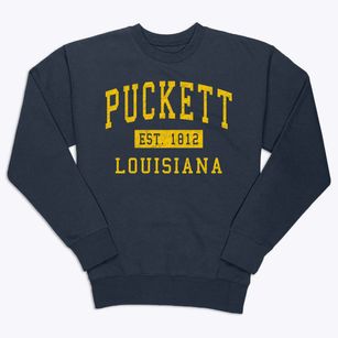Puckett Louisiana Classic Established Premium Crewneck Sweatshirt