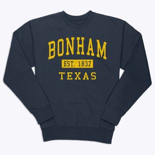 Bonham Texas Classic Established Premium Crewneck Sweatshirt