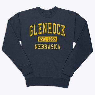 Glenrock Nebraska Classic Established Premium Crewneck Sweatshirt