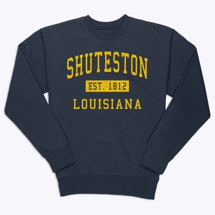 Shuteston Louisiana Classic Established Premium Crewneck Sweatshirt