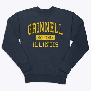 Grinnell Illinois Classic Established Premium Crewneck Sweatshirt