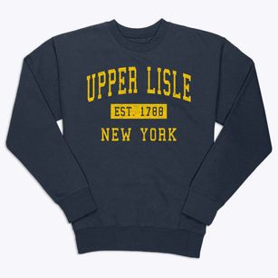 Upper Lisle New York Classic Established Premium Crewneck Sweatshirt