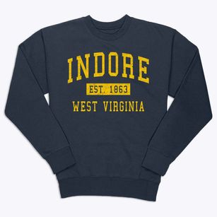 Indore West Virginia Classic Established Premium Crewneck Sweatshirt