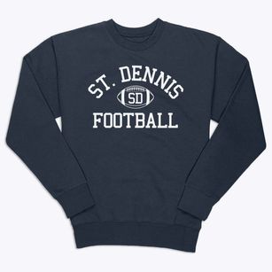 Saint Dennis School Classic Football Premium Crewneck Sweatshirt