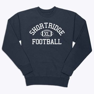 Shortridge High School Classic Football Premium Crewneck Sweatshirt