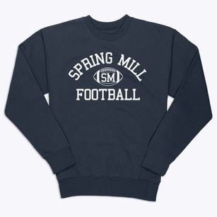 Spring Mill School Classic Football Premium Crewneck Sweatshirt