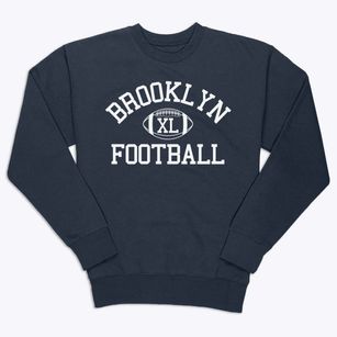 Brooklyn Prep High School Classic Football Premium Crewneck Sweatshirt
