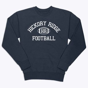 Hickory Ridge High School Classic Football Premium Crewneck Sweatshirt