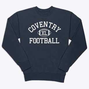 Coventry Junior High Classic Football Premium Crewneck Sweatshirt