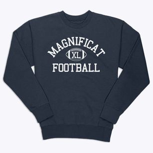 Magnificat High School Classic Football Premium Crewneck Sweatshirt