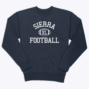 Sierra Junior High School Classic Football Premium Crewneck Sweatshirt