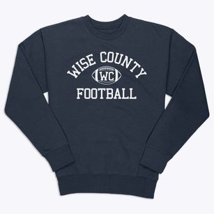 Wise County Christian School Classic Football Premium Crewneck Sweatshirt