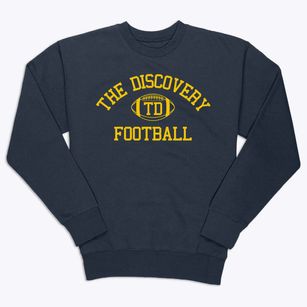 The Discovery Center School Classic Football Premium Crewneck Sweatshirt