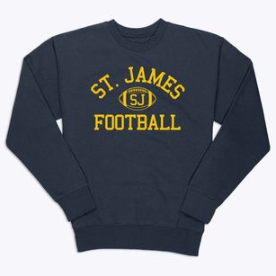 Saint James School Classic Football Premium Crewneck Sweatshirt