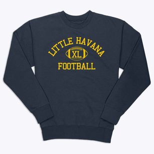 Little Havana Institute Classic Football Premium Crewneck Sweatshirt