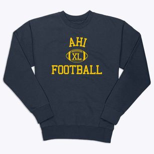 Ahi Ezer Yeshiva School Classic Football Premium Crewneck Sweatshirt