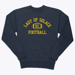 Our Lady Of Solace School Classic Football Premium Crewneck Sweatshirt