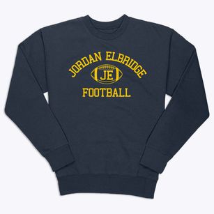 Jordan Elbridge Senior High School Classic Football Premium Crewneck Sweatshirt