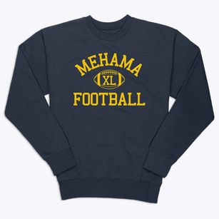 Mehama Primary School Classic Football Premium Crewneck Sweatshirt