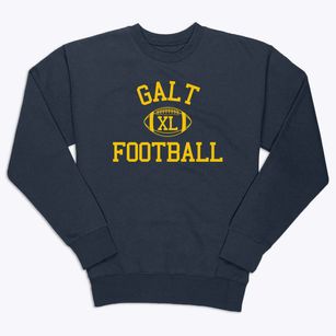 Galt Christian School Classic Football Premium Crewneck Sweatshirt