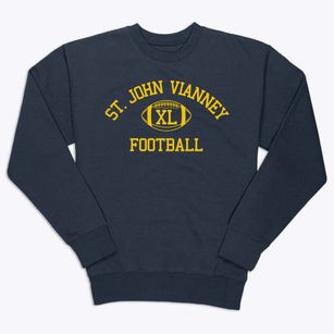 Saint John Vianney School Classic Football Premium Crewneck Sweatshirt