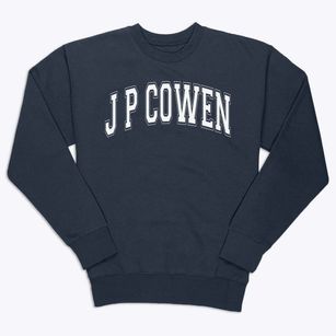 J P Cowen Primary School Varsity Arch Premium Crewneck Sweatshirt